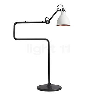 DCW Lampe Gras No 317, lámpara de sobremesa blanco/cobre