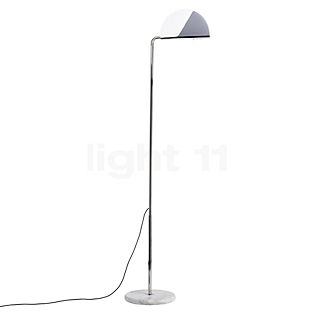DCW Mezzaluna Floor Lamp LED chrome