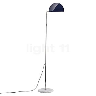 DCW Mezzaluna, lámpara de pie LED azul