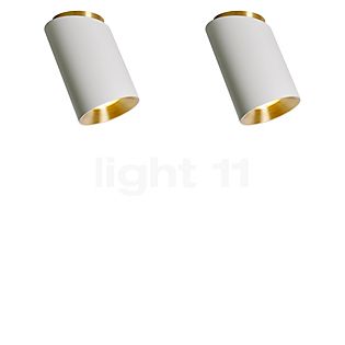DCW Tobo Loftlampe diagonal sæt med 2 hvid/hvid - 8,5 cm