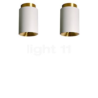 DCW Tobo Plafondlamp set van 2 wit/wit - 8,5 cm