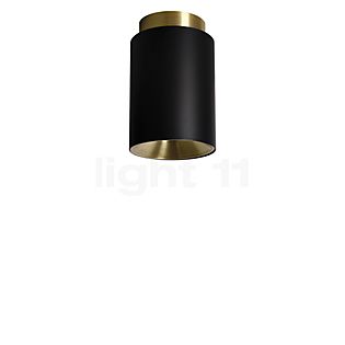 DCW Tobo Plafondlamp zwart/messing - 8,5 cm
