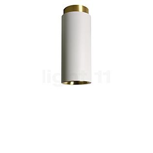 DCW Tobo, lámpara de techo blanco/latón - 6,5 cm