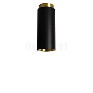DCW Tobo, lámpara de techo negro/latón - 6,5 cm