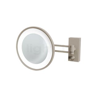 Decor Walther BS 36 Wall-Mounted Cosmetic Mirror LED nickel - Enlarge 5-fold