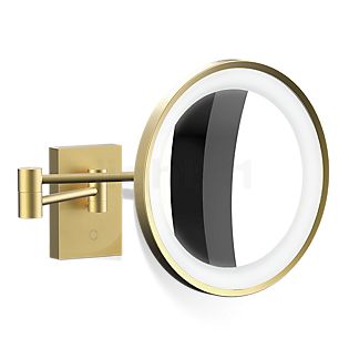 Decor Walther BS 40 Wall-Mounted Cosmetic Mirror LED gold matt - enlargement 3-fold