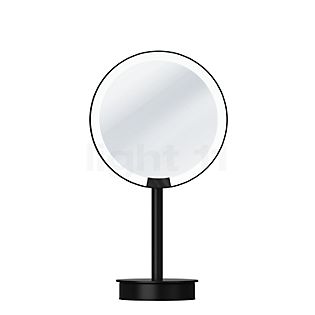 Decor Walther Just Look Plus Table-Top Cosmetic Mirror LED black matt - enlargement 7-fold