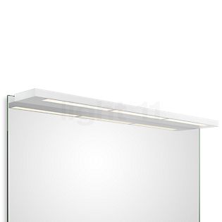 Decor Walther Slim Lampada da specchio ad incastro LED bianco opaco - 80 cm