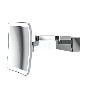 Decor Walther Vision S Wall-Mounted Cosmetic Mirror LED chrome glossy - Enlarge 5-fold