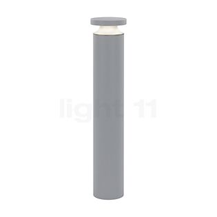 Delta Light Bazil, sobremuro LED gris aluminio/aluminio anodizado