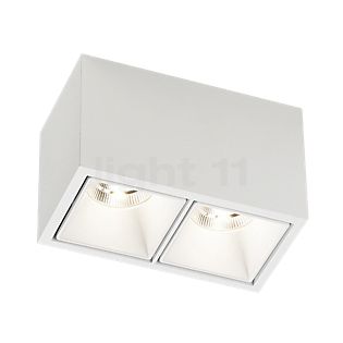 Delta Light Boxy L+, lámpara de techo LED de 2 focos blanco