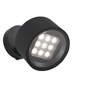Delta Light Frax Wandlamp LED donkergrijs, ø15,3 cm