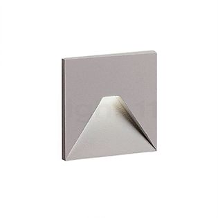 Delta Light Logic Mini, aplique empotrado LED rectangular gris aluminio - incl. balastos