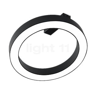 Delta Light Super-Oh! Pivot Plafonnier LED noir, ø39 cm