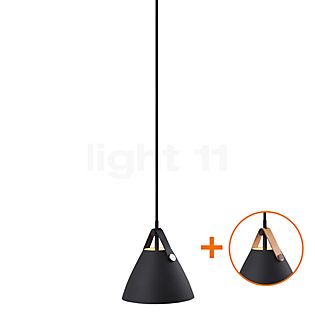 Design for the People Strap, lámpara de suspensión ø16 cm - negro
