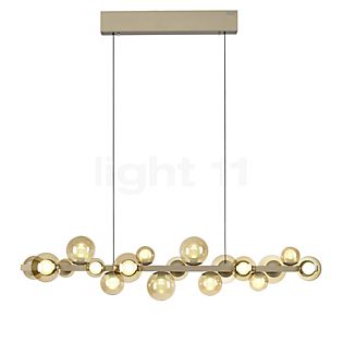 E-Popup Pendelleuchte LED bronze