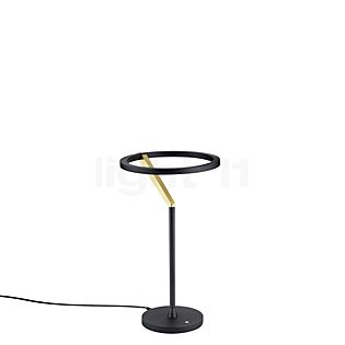 Elara Lampe de table LED noir/doré