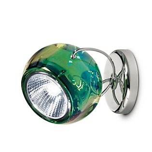 Fabbian Beluga Colour 1-lamp wall/ceiling light green