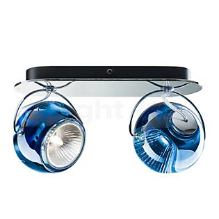 Fabbian Beluga Colour Plafond-/Wandlamp 2-lichts blauw
