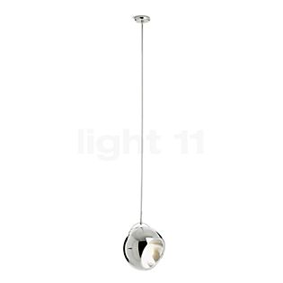 Fabbian Beluga Steel Pendant Light polished stainless steel - ø20 cm