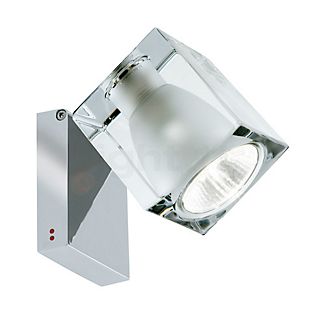 Fabbian Cubetto Loft-/Væglampe swivelling transparent - gu10