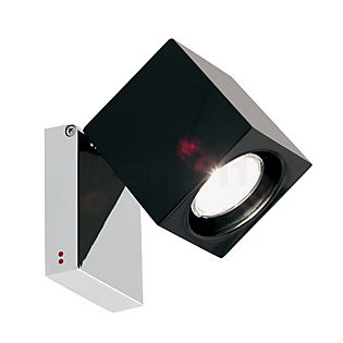Fabbian Cubetto, lámpara de techo/pared pivotante negro - gu10