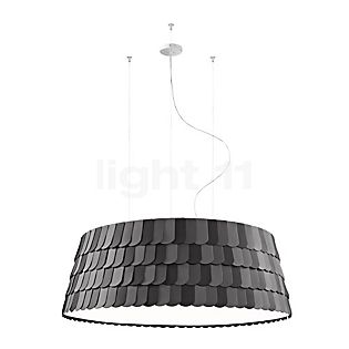 Fabbian Roofer Hanglamp zwart, ø120 cm