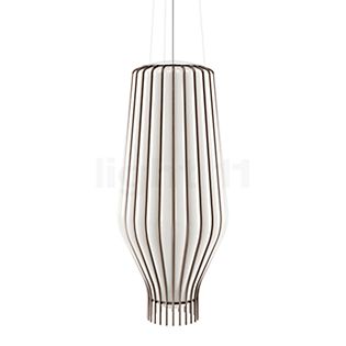 Fabbian Saya Pendant Light white/rust - 31 cm