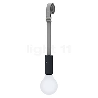 Fermob Aplô, lámpara recargable LED con correa colgante antracita