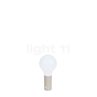 Fermob Aplô, lámpara recargable LED gris arcilla