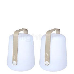 Fermob Balad, lámpara recargable LED gris arcilla - 25 cm - set de 2