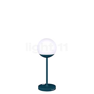 Fermob Mooon! Lampada da tavolo LED acapulco blu - 41 cm