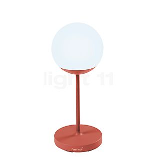 Fermob Mooon! Lampada da tavolo LED ocra rosso - 63 cm