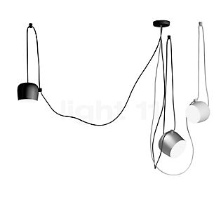 Flos Aim e Aim Small Mix LED 3 fuochi argento/nero, small/bianco, small , articolo di fine serie