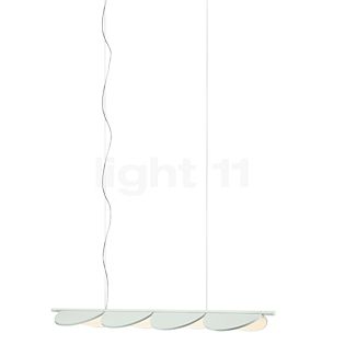 Flos Almendra Linear S4, lámpara de suspensión LED 4 focos blanco