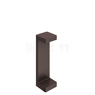 Flos Casting C, luz de pedestal LED marrón oscuro - B. 15 cm - H. 50 cm