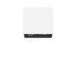 Flos Compass Box Lampada da soffitto 2 fuochi bianco opaco - small , articolo di fine serie