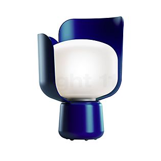 Fontana Arte Blom, lámpara de sobremesa azul