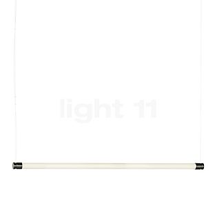 Fontana Arte Oort, lámpara de suspensión horizontal LED níquel - 148 cm - dim to warm