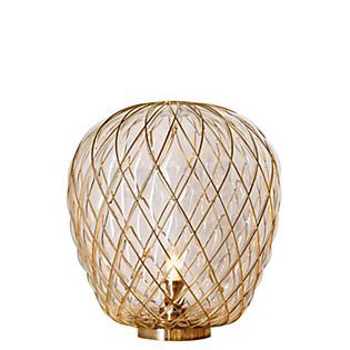 Fontana Arte Pinecone Table lamp transparent/gold - large
