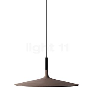Foscarini Aplomb Large, lámpara de suspensión LED marrón - conmutable