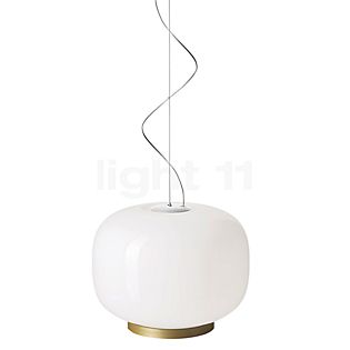 Foscarini Chouchin Reverse Lampada a sospensione LED 1 - bianco/dorato, dimmerabile