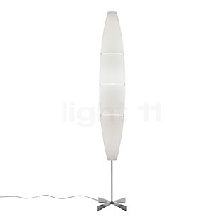 Foscarini Havana Gulvlampe body krom/Skærm hvid