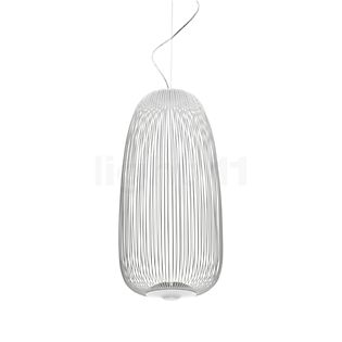 Foscarini Spokes 1, lámpara de suspensión LED blanco - regulable