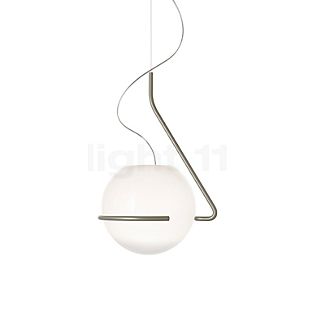 Foscarini Tonda lámpara de suspensión titanio/blanco - 32 cm