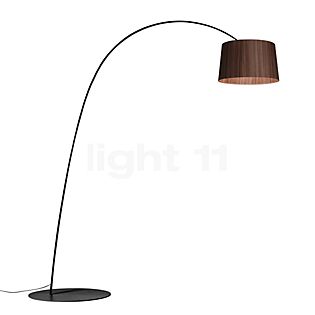 Foscarini Twiggy Wood Bogenleuchte LED schwarz - palisander - MyLight