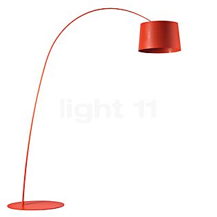 Foscarini Twiggy, lámpara de arco LED rojo carmesí - tunable white
