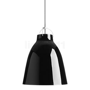 Fritz Hansen Caravaggio Hanglamp zwart glanzend/kabel zwart - 40 cm