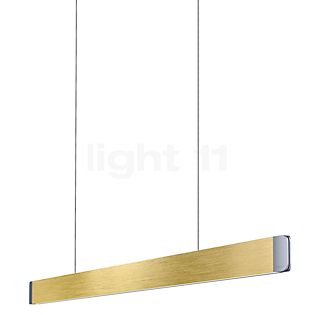 GRIMMEISEN Onyxx Linea Pro, lámpara de suspensión LED dorada/plateado