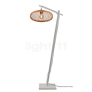 Good & Mojo Cango, lámpara de pie blanco/natural - 40 cm